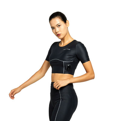 Le magliette felpate di riciclaggio delle donne di colore di nylon del vestito del corpo di BODYTIME SME